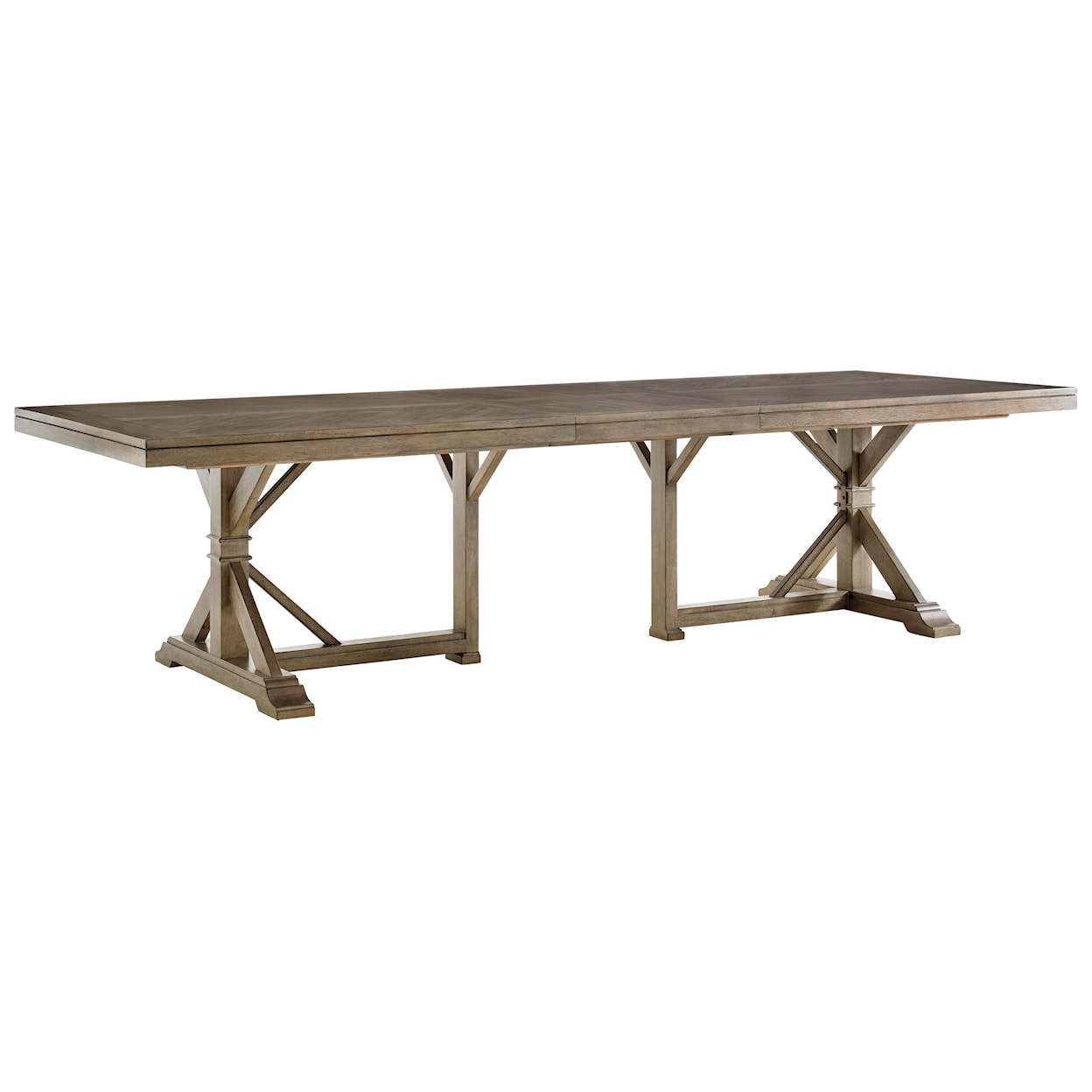 Tommy Bahama Home Cypress Point Pierpoint Double Pedestal Table
