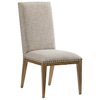 Devereaux Upholstered Side Chair in Berwick Tan Fabric