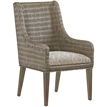 Brandon Woven Arm Chair Custom