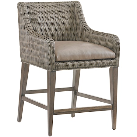 Turner Woven Counter Stool