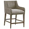 Tommy Bahama Home Cypress Point Turner Woven Counter Stool Custom