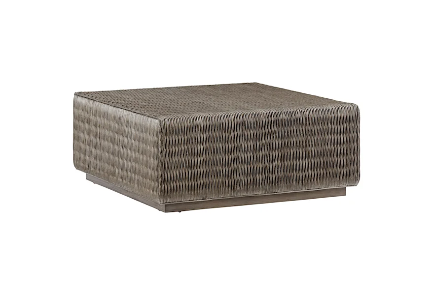 Cypress Point Seawatch Woven Cocktail Table by Tommy Bahama Home at Baer's Furniture
