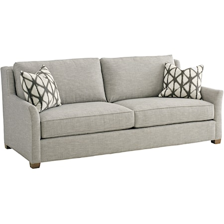 Felton Two Cushion Sofa with Flared Arms