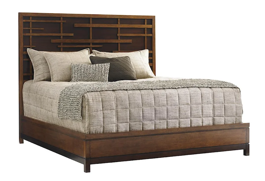 Island Fusion Shanghai Panel Bed 6/6 King by Tommy Bahama Home at Baer's Furniture