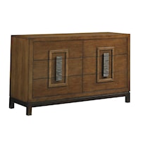Tahara Asian-Inspired Dresser with Six Drawers