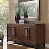 Tommy Bahama Home Island Fusion Heron Island Dresser and Mirror Set