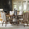 Tommy Bahama Home Island Fusion Meridien Dining Table and Side Chair Set