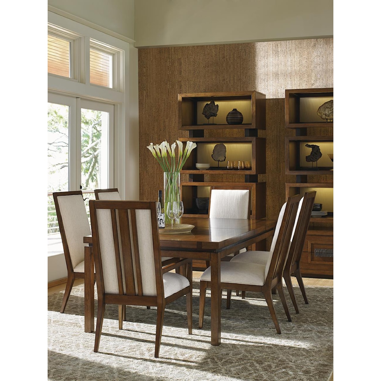 Tommy Bahama Home Island Fusion 7 Piece Dining Set