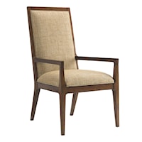 Natori Customizable Slat Back Arm Chair