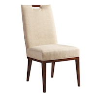 Coles Bay Side Chair in Cresting Waves Fabric