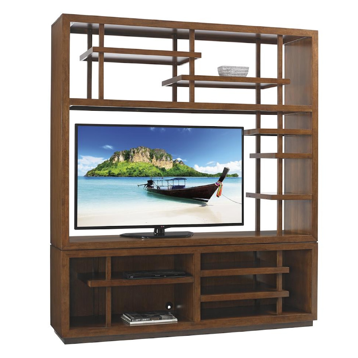 Tommy Bahama Home Island Fusion Taipei Media Bookcase