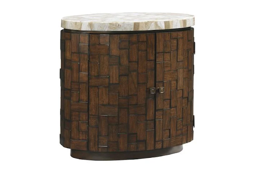 Island Fusion Banyan Oval Accent Table by Tommy Bahama Home at Baer's Furniture