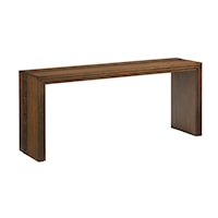 Turtle Island Console Table with Coconut Shell Inlay
