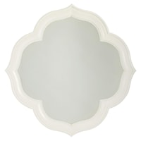 Paget Mirror with Quatrefoil Diamond Shape