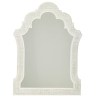 Sandys Mirror with Woven Raffia Frame