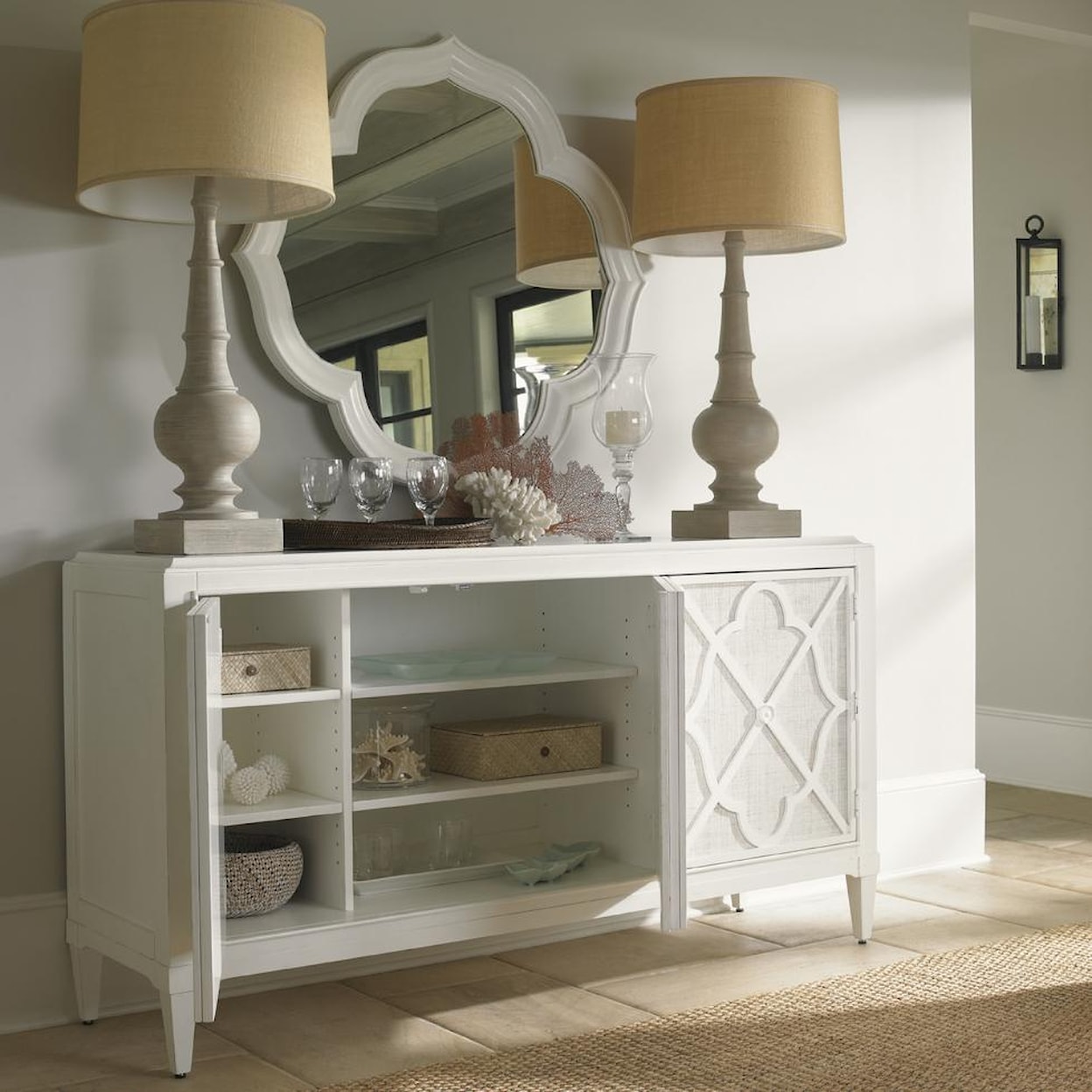 Tommy Bahama Home Ivory Key Hawkins Point Buffet