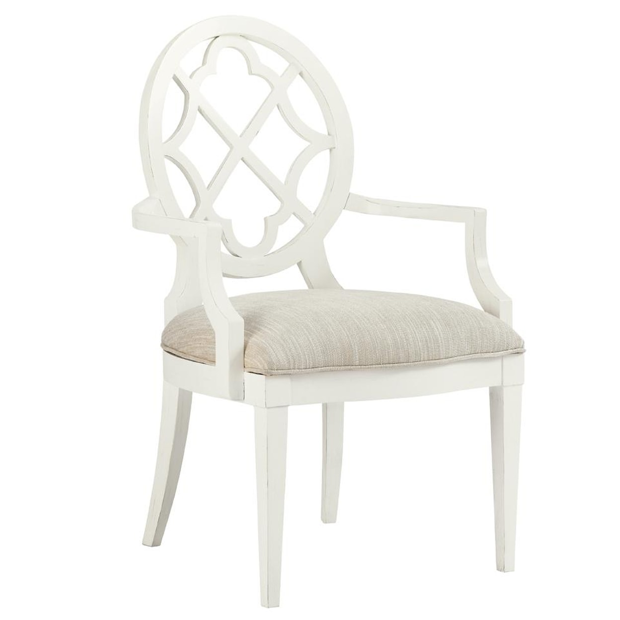 Tommy Bahama Home Ivory Key <b>Quickship </b> Mill Creek Arm Chair