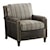 Tommy Bahama Home Kilimanjaro Bishop Chair with Padded Arm Caps and Nailhead Trim