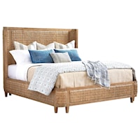 Ivory Coast Queen Size Bed with Woven Banana Leaf