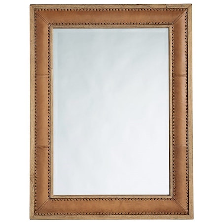 Dominica Leather Rectangular Mirror