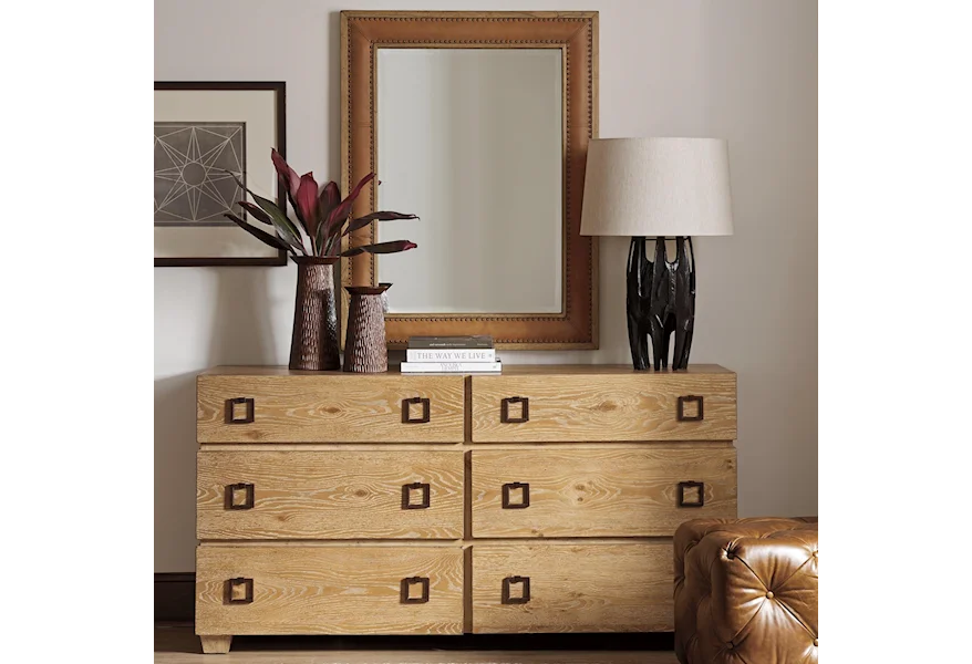 Los Altos Dresser + Mirror Set by Tommy Bahama Home at Baer's Furniture