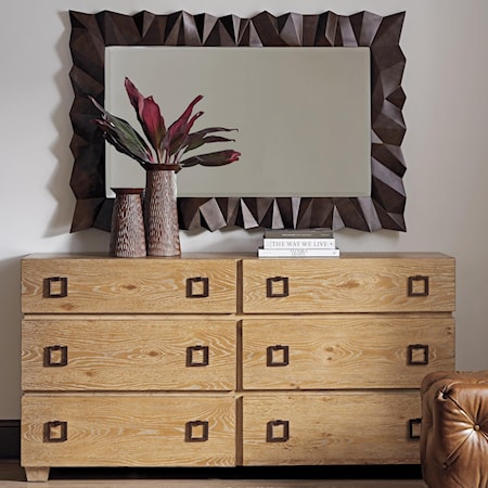 Armiston Double Dresser and Carlisle Mirror Set