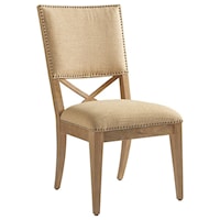 Alderman Upholstered Side Chair in Ellerston Maize Fabric