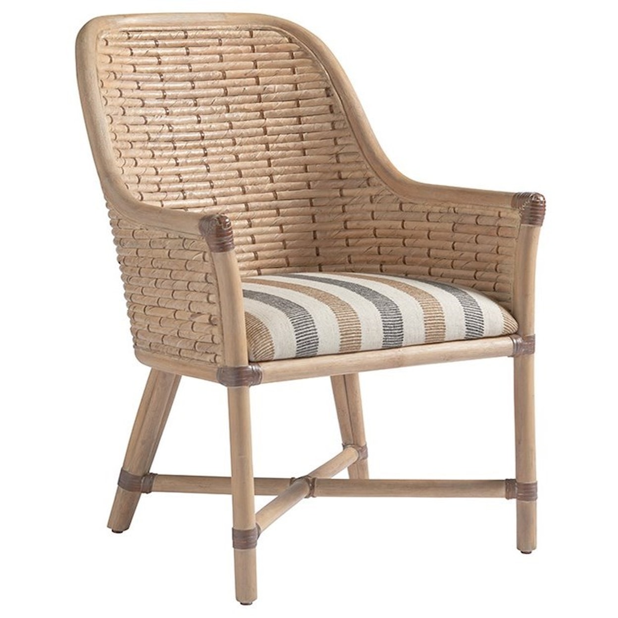 Tommy Bahama Home Los Altos Keeling Woven Arm Chair