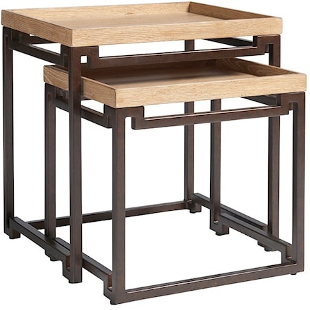 Dolca Vita Set of Two Contemporary Nesting Tables
