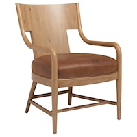 Radford Contemporary Exposed Wood Chair