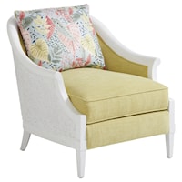 Westbank Upholstered Wicker Chair