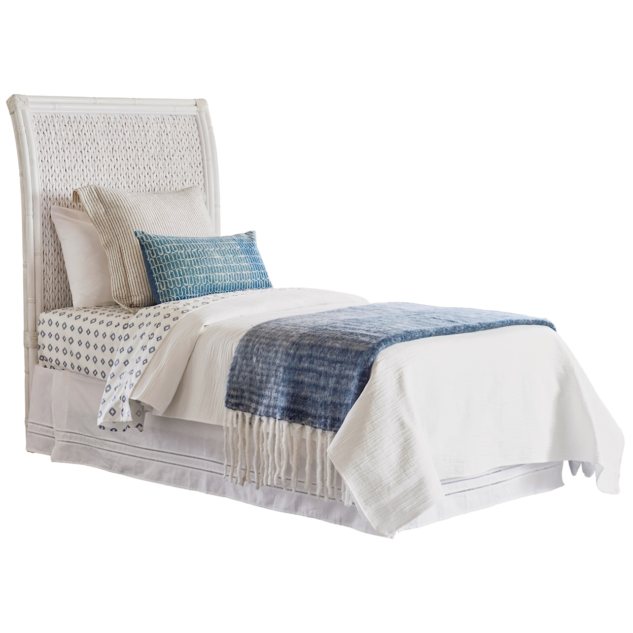 Tommy Bahama Home Ocean Breeze Siesta Key Woven Headboard Twin