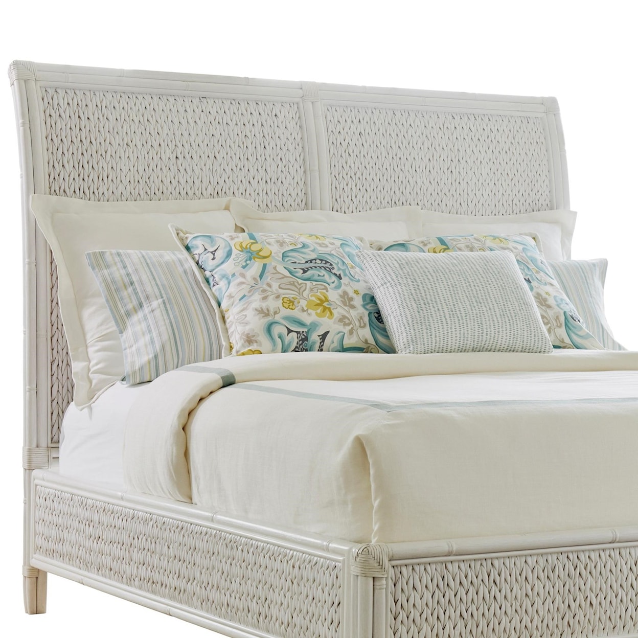 Tommy Bahama Home Ocean Breeze Siesta Key Woven Headboard Queen