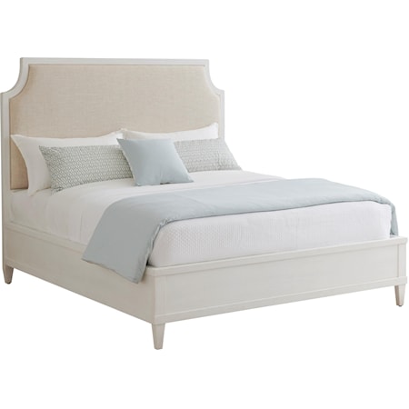 Belle Isle Queen Upholstered Bed in Sanibel Fabric