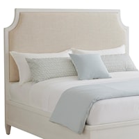 Belle Isle California King Upholstered Headboard in Sanibel Fabric