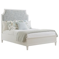 Belle Isle California King Upholstered Bed with Custom Fabric Headboard