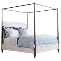 Coral Gables Queen Poster Bed with Removable Canopy