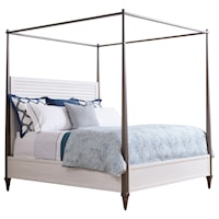 Coral Gables California King Poster Bed with Removable Canopy