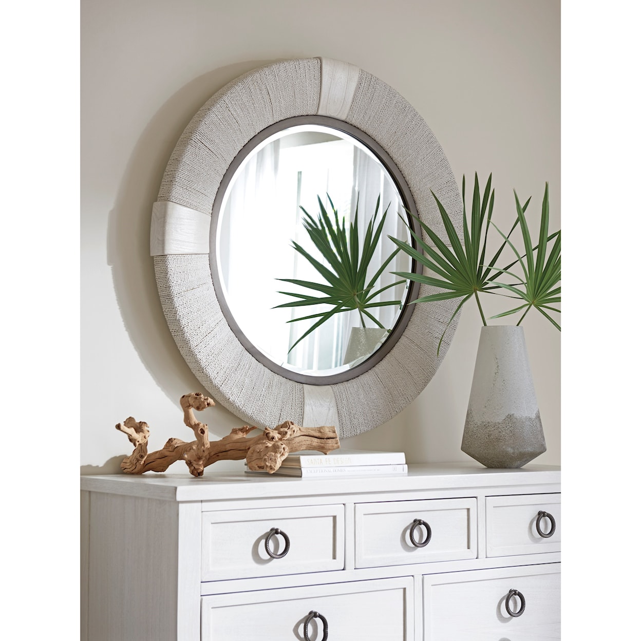 Tommy Bahama Home Ocean Breeze Seacroft Round Mirror