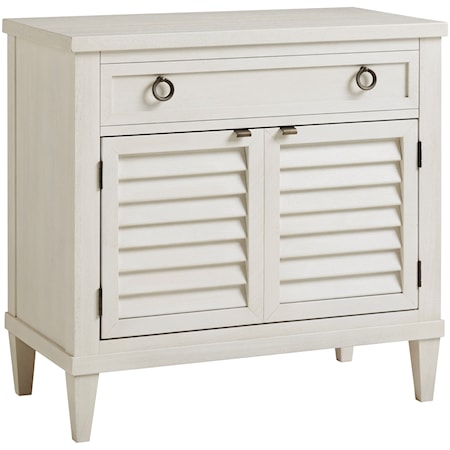 Glades Nightstand with Shutter Doors