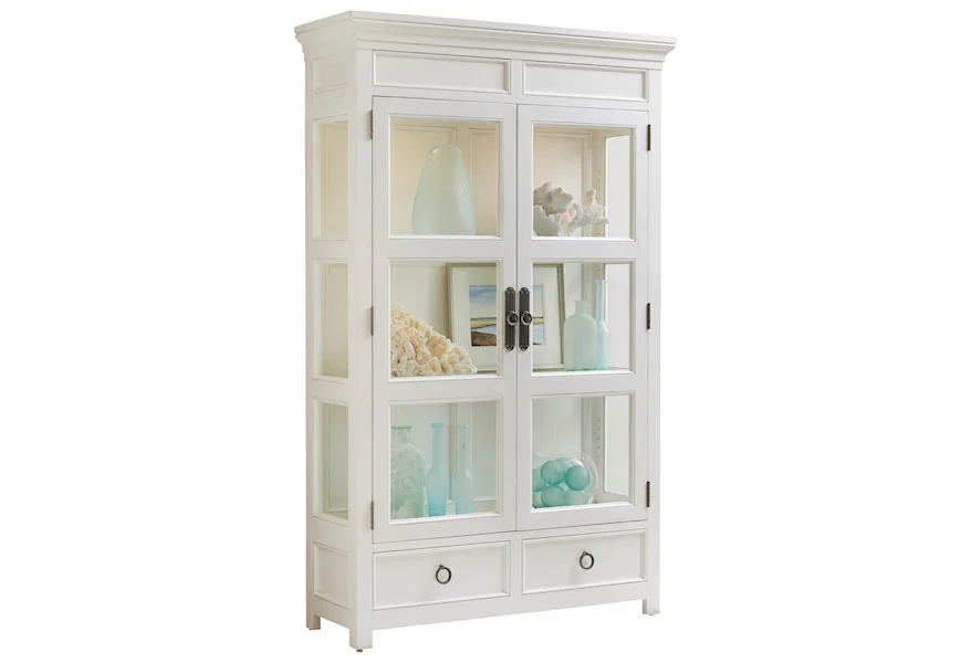 Ocean Breeze Sanctuary Curio China by Tommy Bahama Home at Wayside Furniture & Mattress