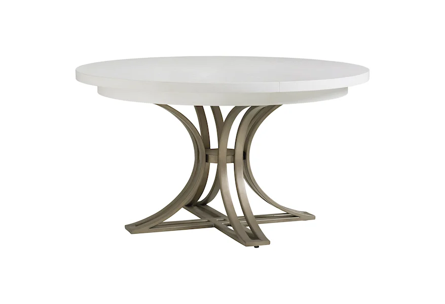 Ocean Breeze Savannah Round Dining Table by Tommy Bahama Home at HomeWorld Furniture
