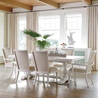 7-Piece Dining Set with Captiva Table and Sea Winds Chairs