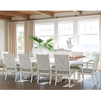 11-Piece Dining Set with Captiva Table and Regatta Customizable Chairs