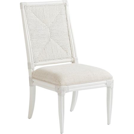 Regatta Side Chair with Lampakani Rope Detail