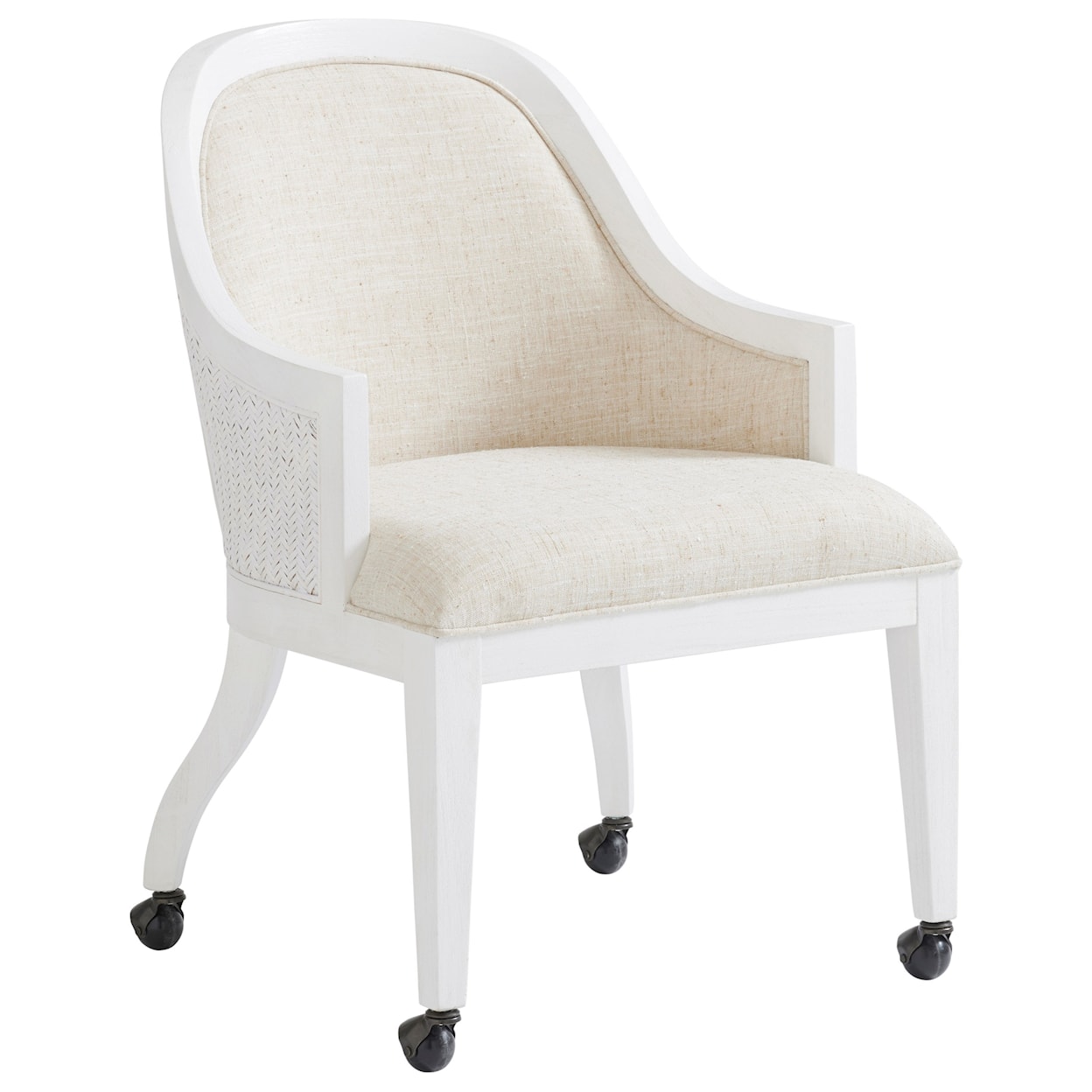 Tommy Bahama Home Ocean Breeze Bayview Arm Chair With Casters