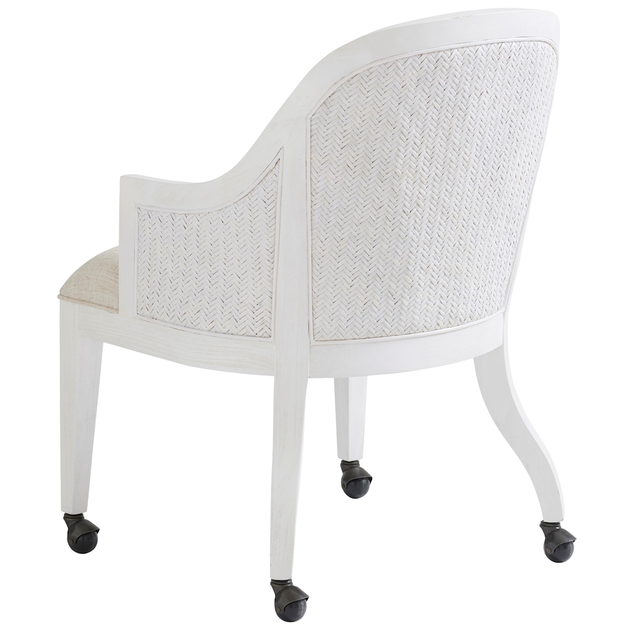 Tommy Bahama Home Ocean Breeze Bayview Arm Chair With Casters