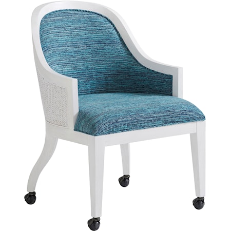 Bayview Dining Arm Chair Game Chair With Casters