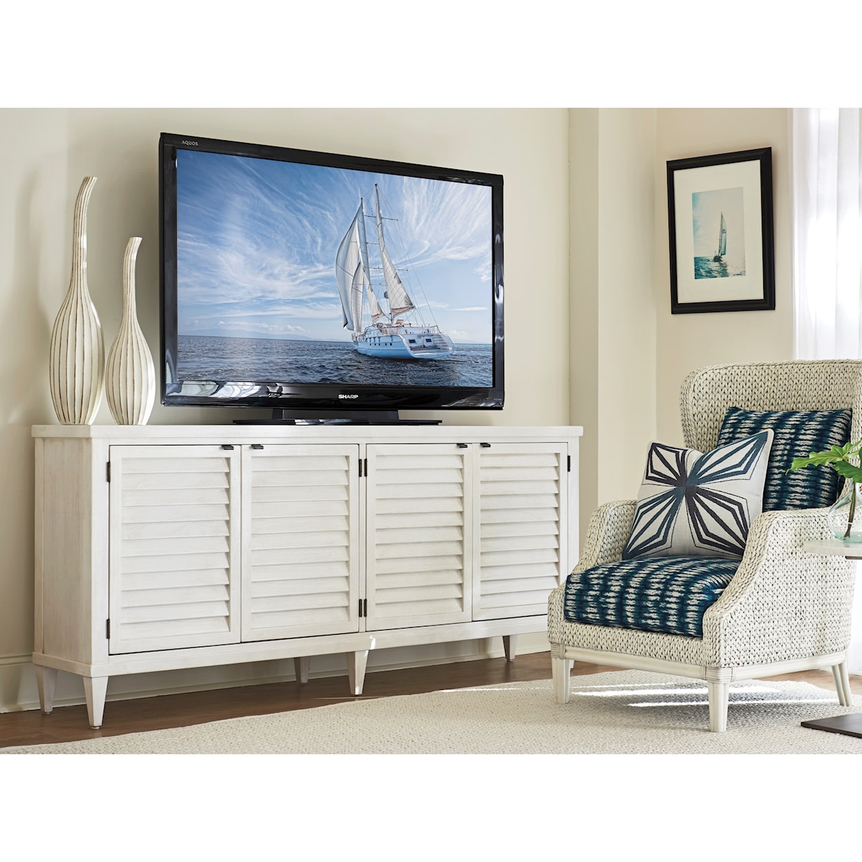 Tommy Bahama Home Ocean Breeze Lantern Bay Media Console