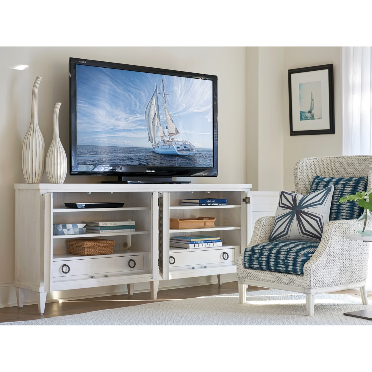 Tommy Bahama Home Ocean Breeze Lantern Bay Media Console